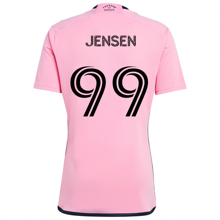 Kinderen Cole Jensen #99 Roze Thuisshirt Thuistenue 2024/25 T-Shirt België