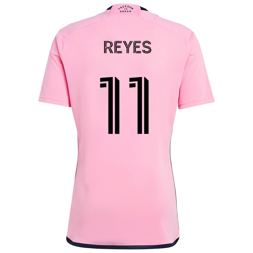 Kinderen Dairon Reyes #11 Roze Thuisshirt Thuistenue 2024/25 T-Shirt België