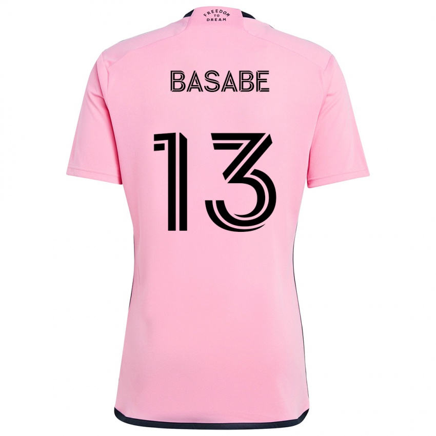 Kinderen Samuel Basabe #13 Roze Thuisshirt Thuistenue 2024/25 T-Shirt België