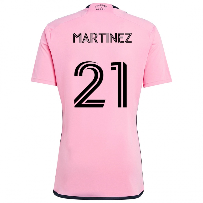 Kinderen Derrek Martinez #21 Roze Thuisshirt Thuistenue 2024/25 T-Shirt België