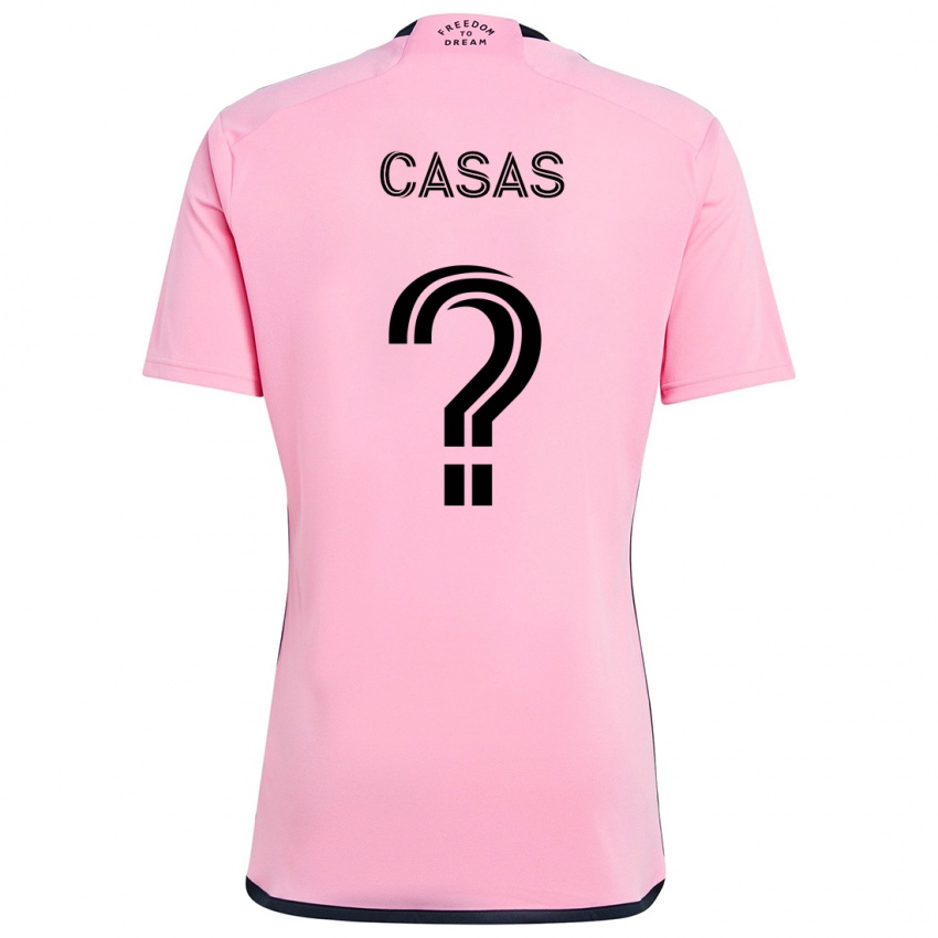 Kinderen André Casas #0 Roze Thuisshirt Thuistenue 2024/25 T-Shirt België