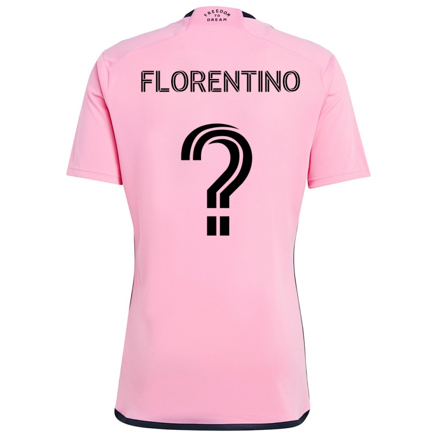 Kinderen Gabriel Florentino #0 Roze Thuisshirt Thuistenue 2024/25 T-Shirt België