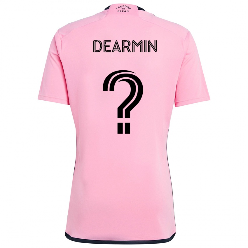 Kinderen Nash Dearmin #0 Roze Thuisshirt Thuistenue 2024/25 T-Shirt België