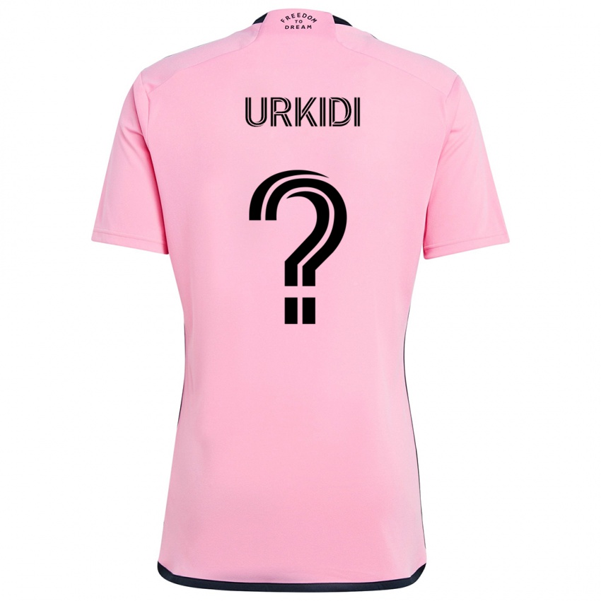 Kinderen Ian Urkidi #0 Roze Thuisshirt Thuistenue 2024/25 T-Shirt België