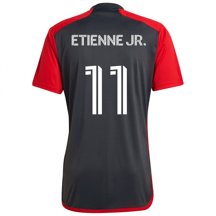 Kinderen Derrick Etienne Jr. #11 Grijs Rood Thuisshirt Thuistenue 2024/25 T-Shirt België