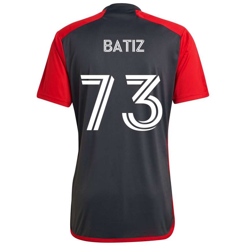 Kinderen Jesus Batiz #73 Grijs Rood Thuisshirt Thuistenue 2024/25 T-Shirt België