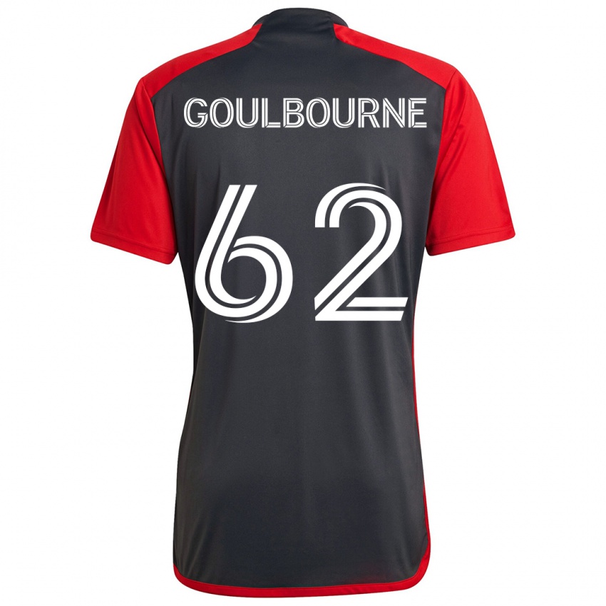 Kinderen Rohan Goulbourne #62 Grijs Rood Thuisshirt Thuistenue 2024/25 T-Shirt België