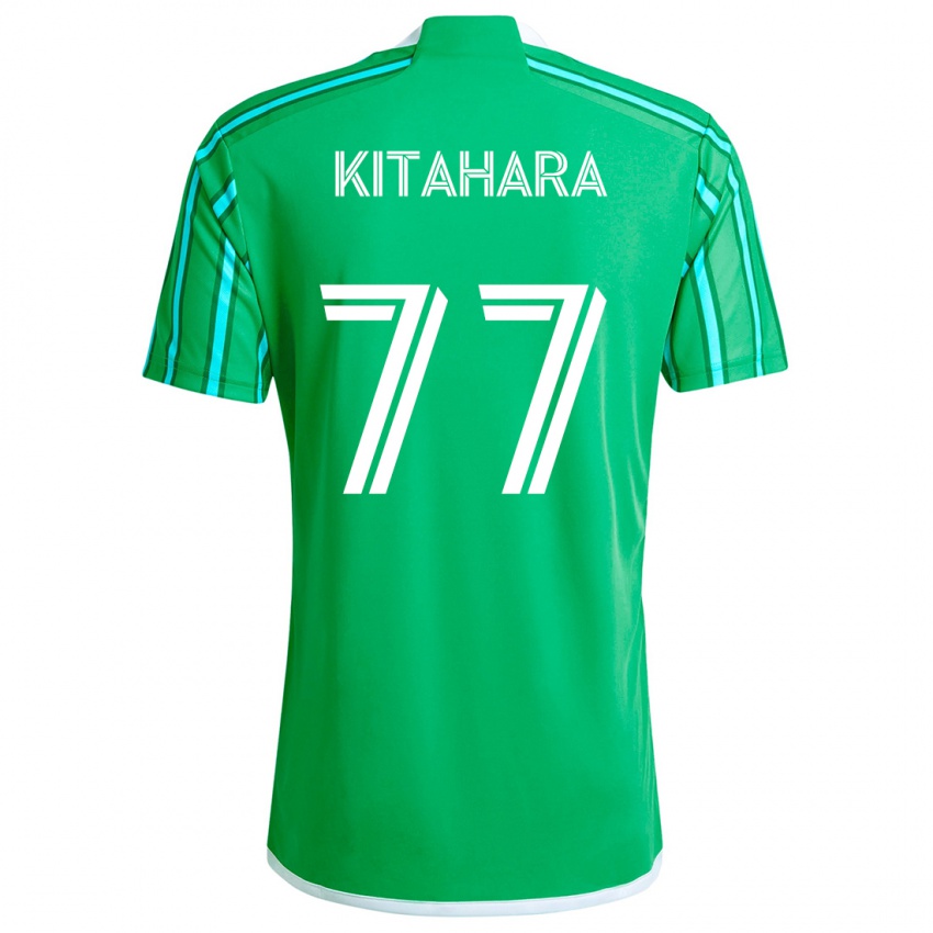 Kinderen Sota Kitahara #77 Groen Wit Thuisshirt Thuistenue 2024/25 T-Shirt België