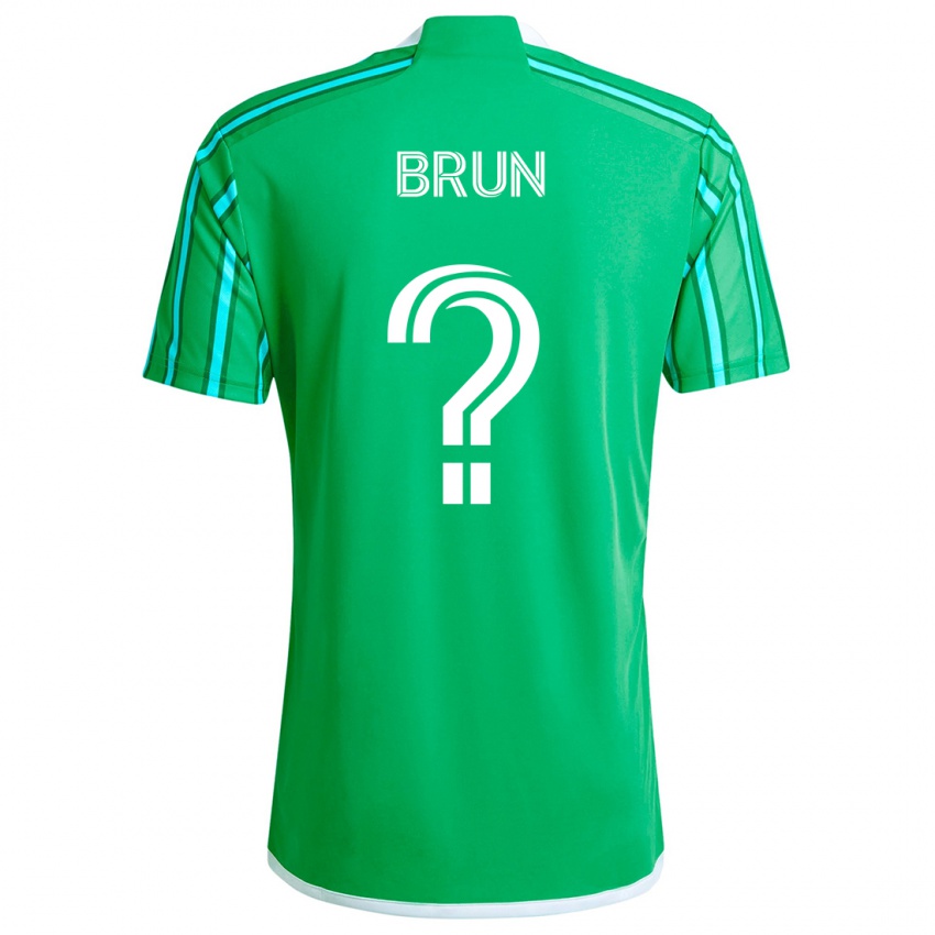 Kinderen Shaun Brun #0 Groen Wit Thuisshirt Thuistenue 2024/25 T-Shirt België