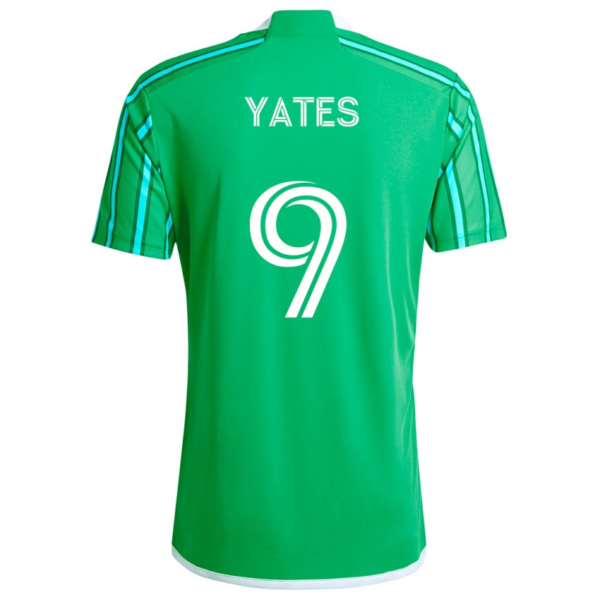 Kinderen Summer Yates #9 Groen Wit Thuisshirt Thuistenue 2024/25 T-Shirt België