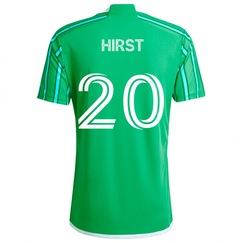 Kinderen Sophie Hirst #20 Groen Wit Thuisshirt Thuistenue 2024/25 T-Shirt België