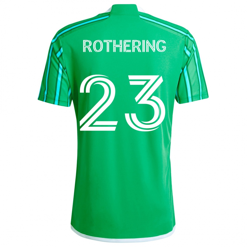 Kinderen Holly Rothering #23 Groen Wit Thuisshirt Thuistenue 2024/25 T-Shirt België