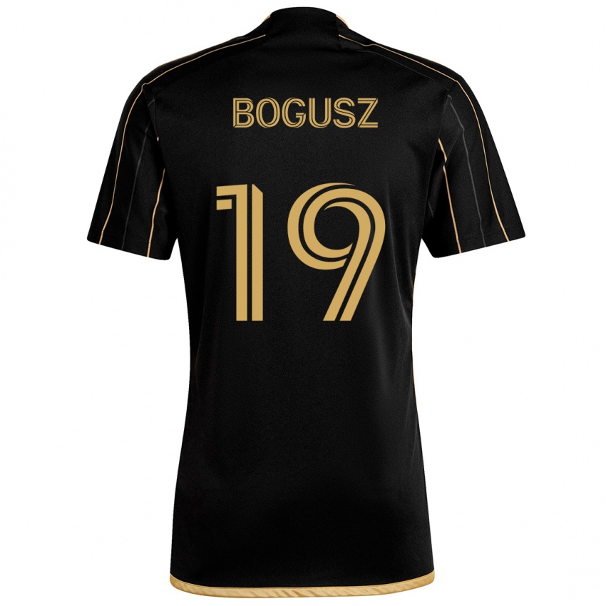 Kinderen Mateusz Bogusz #19 Zwart Goud Thuisshirt Thuistenue 2024/25 T-Shirt België