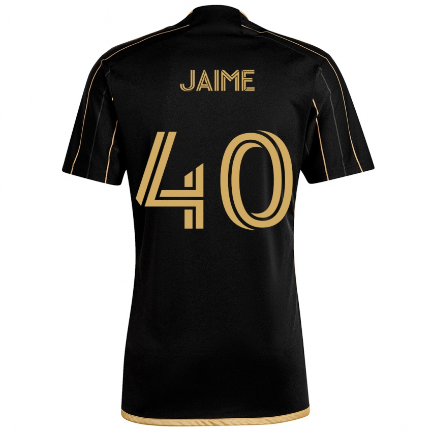 Kinderen Christopher Jaime #40 Zwart Goud Thuisshirt Thuistenue 2024/25 T-Shirt België