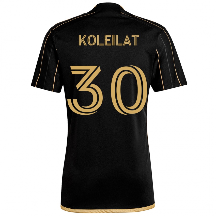 Kinderen Jassem Koleilat #30 Zwart Goud Thuisshirt Thuistenue 2024/25 T-Shirt België