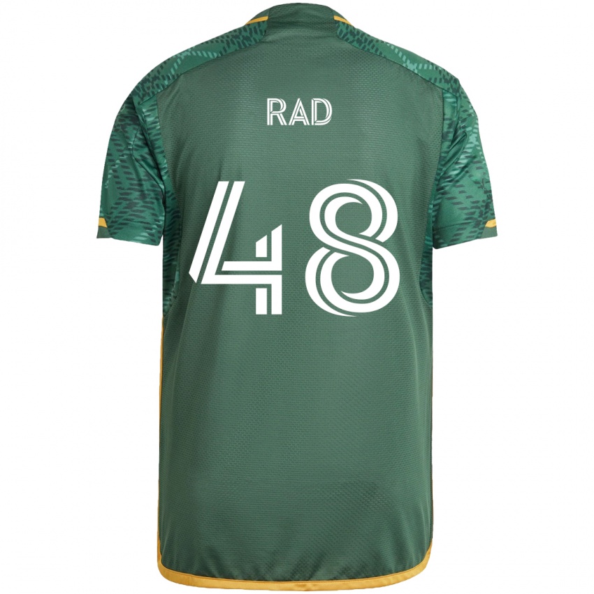 Kinderen Kaveh Rad #48 Groen Oranje Thuisshirt Thuistenue 2024/25 T-Shirt België