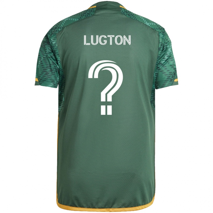 Kinderen Callum Lugton #0 Groen Oranje Thuisshirt Thuistenue 2024/25 T-Shirt België