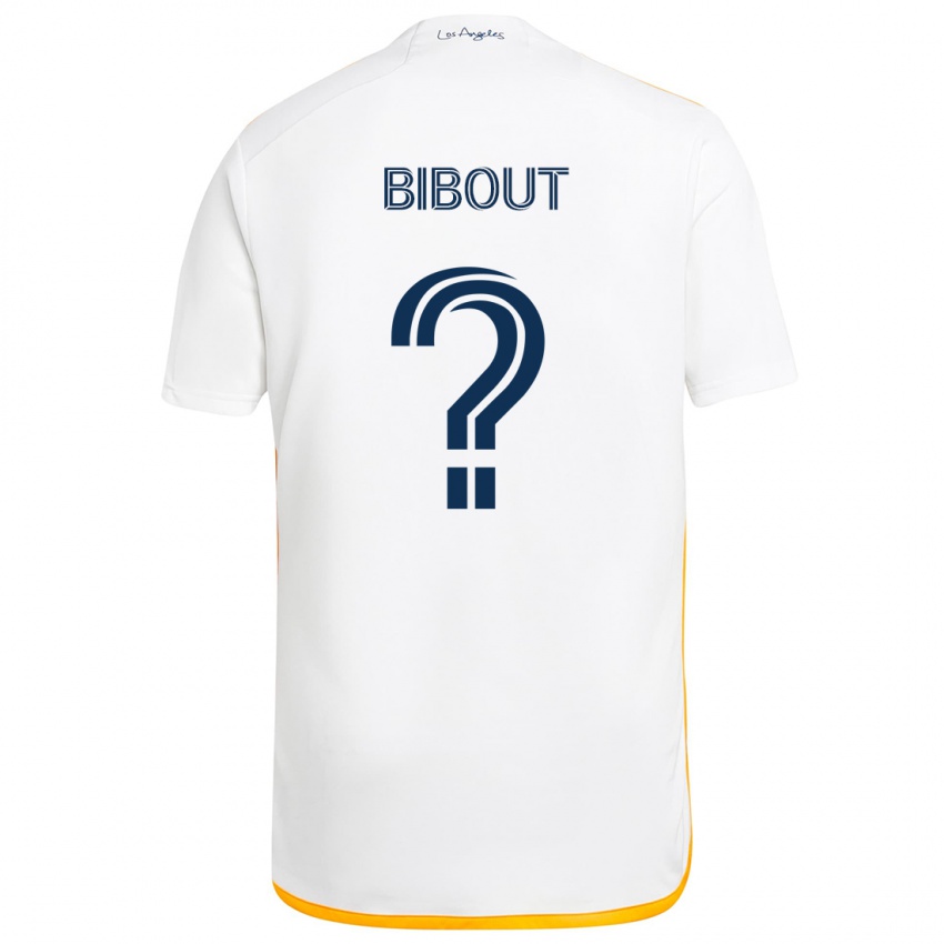 Kinderen Aaron Bibout #0 Wit Geel Thuisshirt Thuistenue 2024/25 T-Shirt België