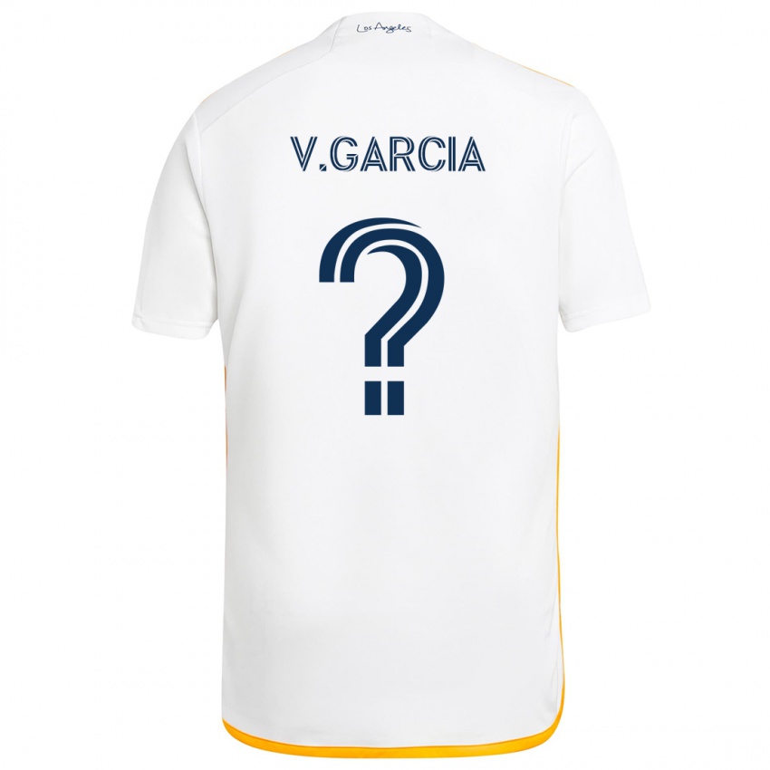 Kinderen Vicente Garcia #0 Wit Geel Thuisshirt Thuistenue 2024/25 T-Shirt België