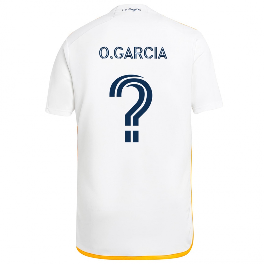 Kinderen Omar Garcia #0 Wit Geel Thuisshirt Thuistenue 2024/25 T-Shirt België