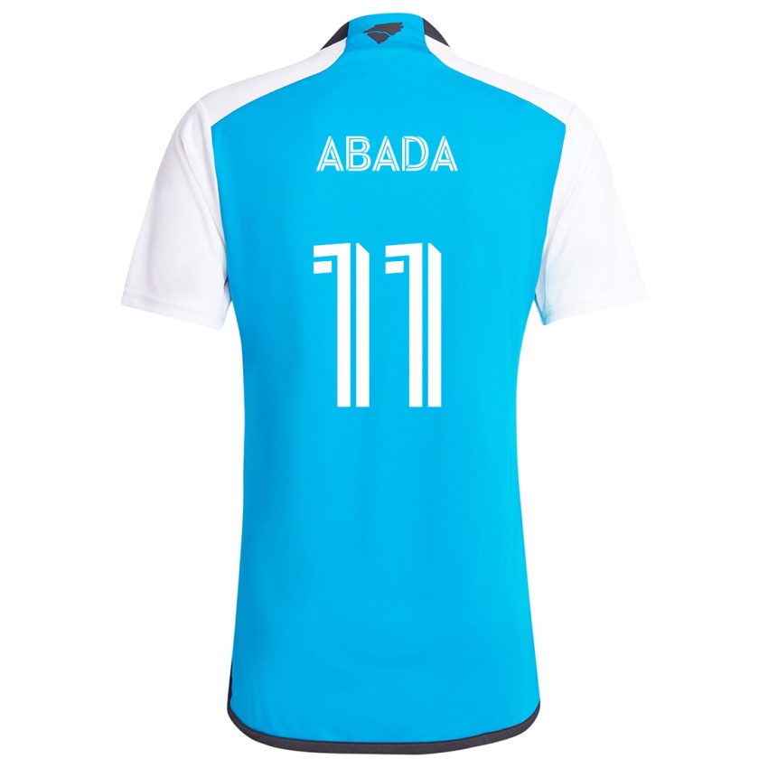 Kinderen Liel Abada #11 Blauw Wit Thuisshirt Thuistenue 2024/25 T-Shirt België