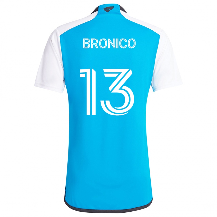 Kinderen Brandt Bronico #13 Blauw Wit Thuisshirt Thuistenue 2024/25 T-Shirt België