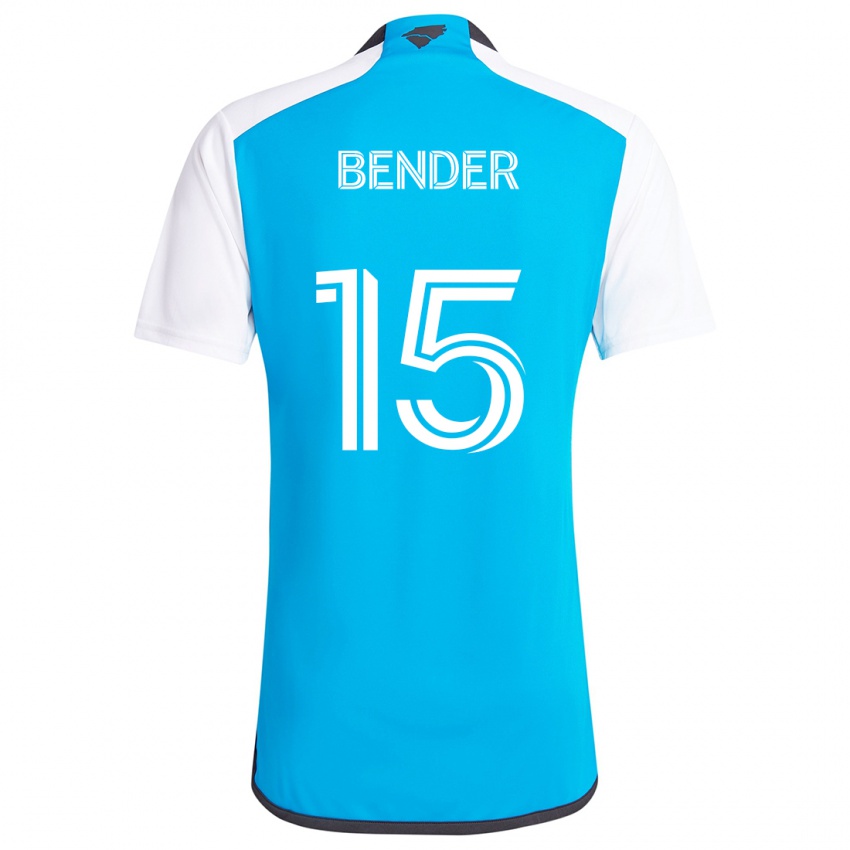 Kinderen Ben Bender #15 Blauw Wit Thuisshirt Thuistenue 2024/25 T-Shirt België