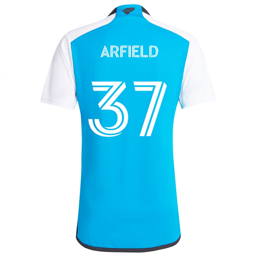 Kinderen Scott Arfield #37 Blauw Wit Thuisshirt Thuistenue 2024/25 T-Shirt België