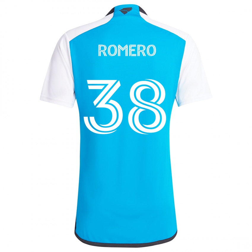 Kinderen Brian Romero #38 Blauw Wit Thuisshirt Thuistenue 2024/25 T-Shirt België