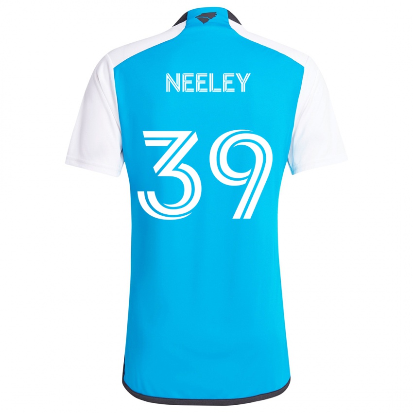 Kinderen Jack Neeley #39 Blauw Wit Thuisshirt Thuistenue 2024/25 T-Shirt België