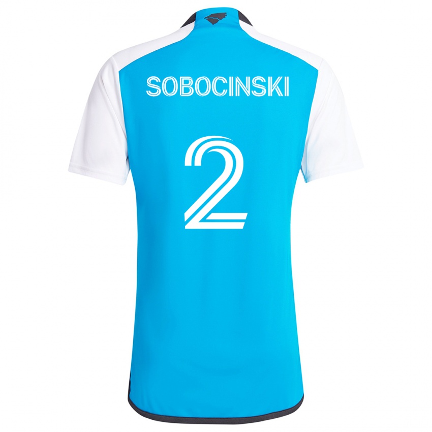 Kinderen Jan Sobocinski #2 Blauw Wit Thuisshirt Thuistenue 2024/25 T-Shirt België