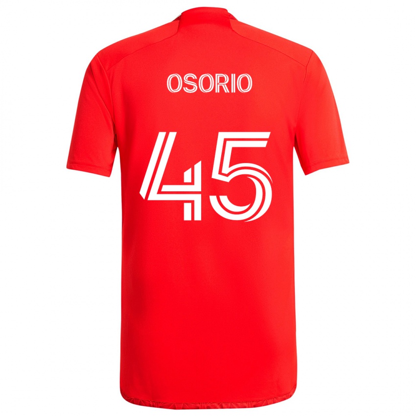 Kinderen Harold Osorio #45 Rood Wit Thuisshirt Thuistenue 2024/25 T-Shirt België