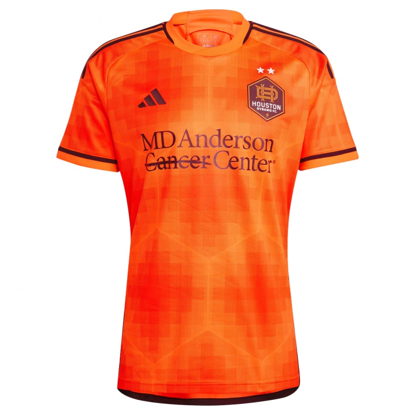 Kinderen Charles Auguste #19 Oranje Zwart Thuisshirt Thuistenue 2024/25 T-Shirt België