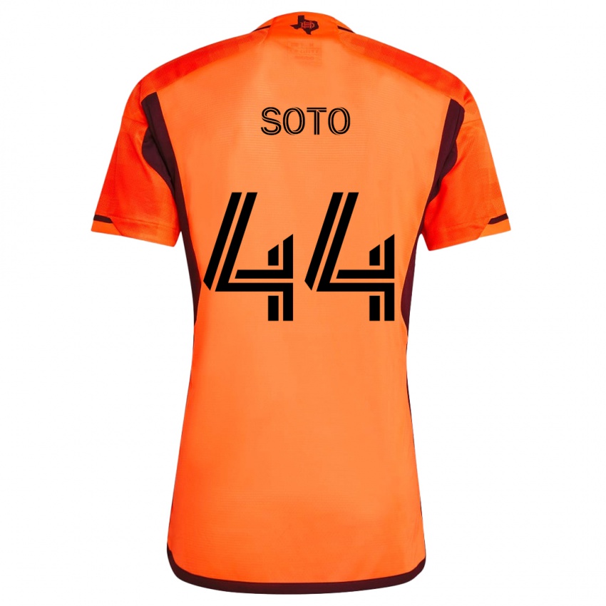 Kinderen Ezekiel Soto #44 Oranje Zwart Thuisshirt Thuistenue 2024/25 T-Shirt België