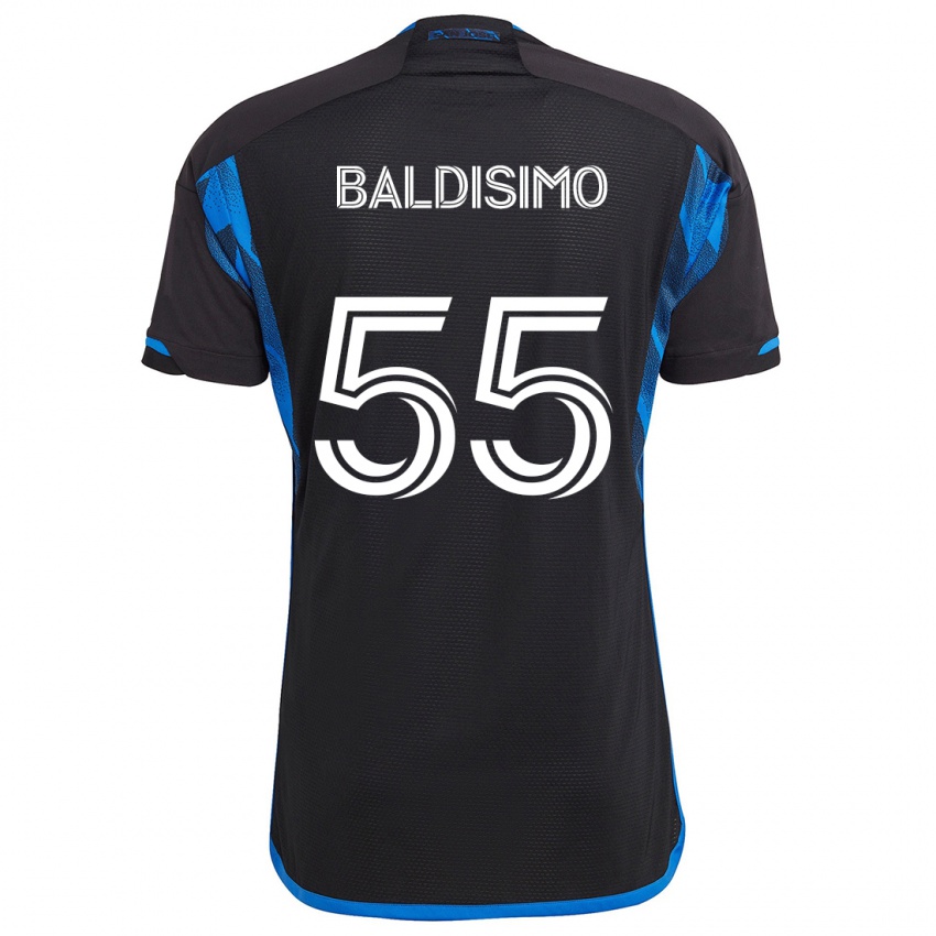 Kinderen Michael Baldisimo #55 Blauw Zwart Thuisshirt Thuistenue 2024/25 T-Shirt België