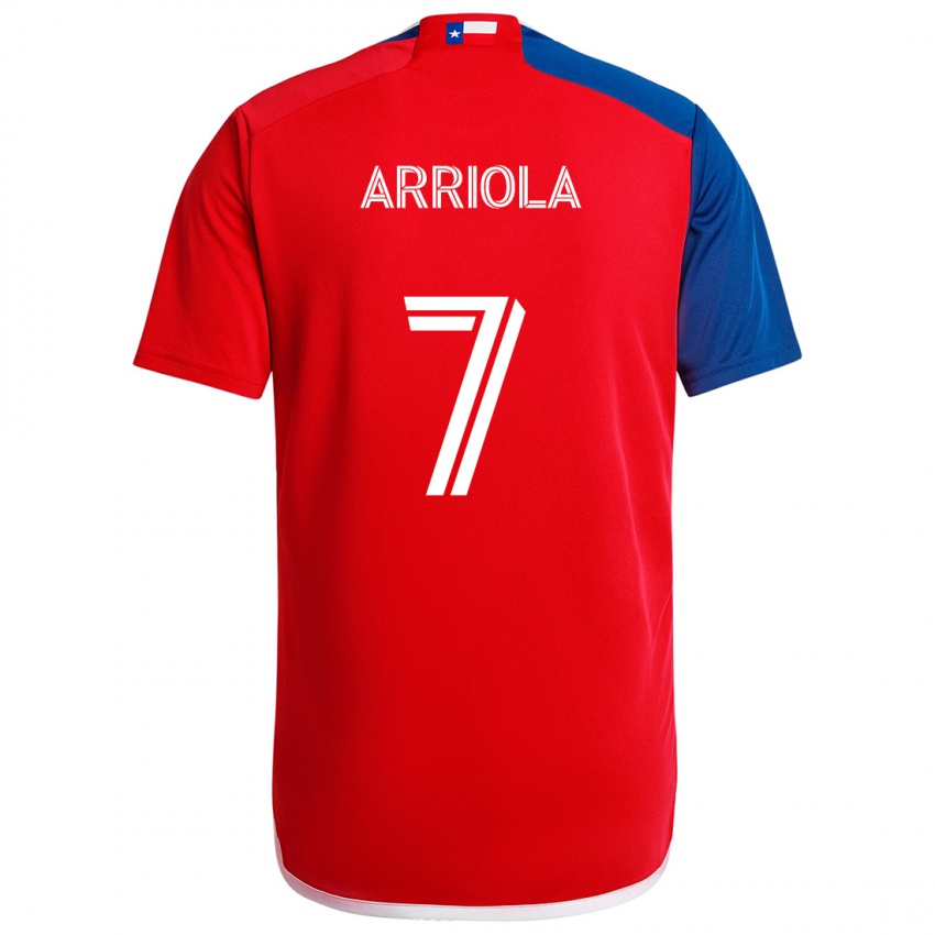 Kinderen Paul Arriola #7 Blauw Rood Thuisshirt Thuistenue 2024/25 T-Shirt België