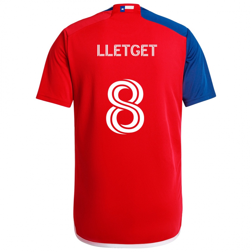 Kinderen Sebastian Lletget #8 Blauw Rood Thuisshirt Thuistenue 2024/25 T-Shirt België