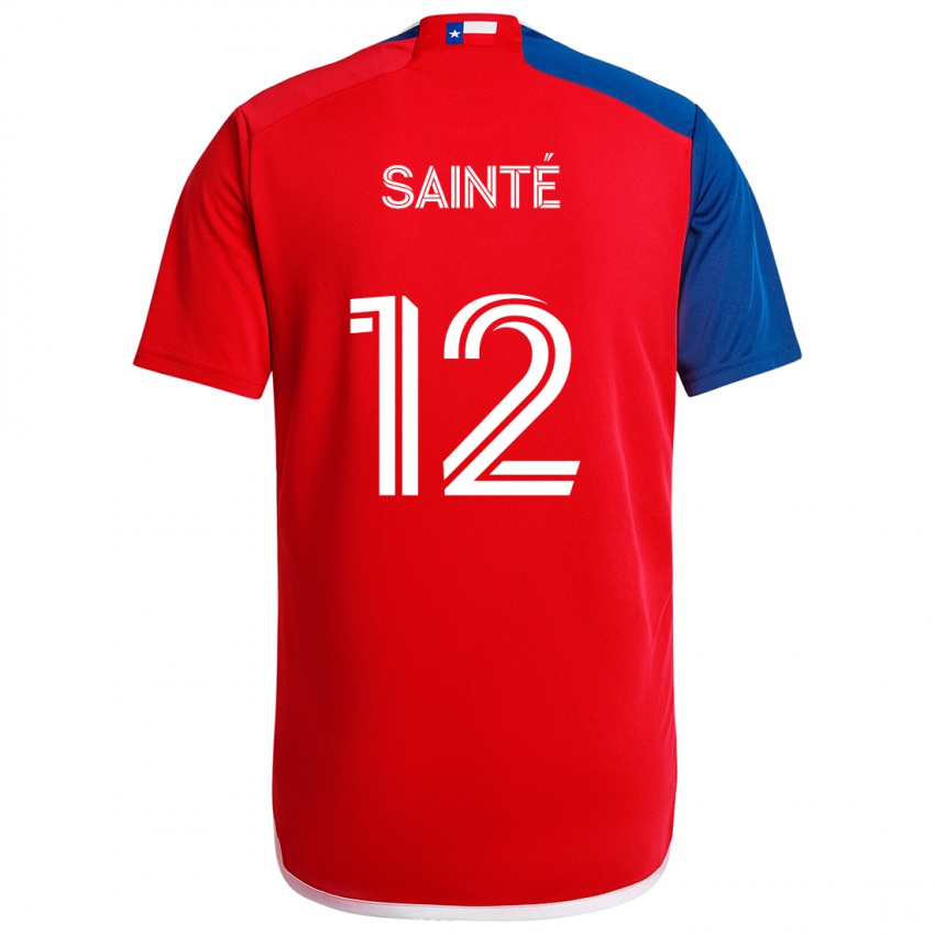 Kinderen Carl Sainté #12 Blauw Rood Thuisshirt Thuistenue 2024/25 T-Shirt België