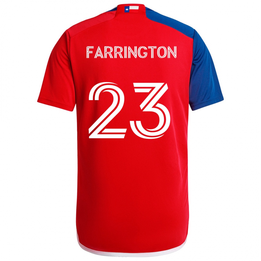 Kinderen Logan Farrington #23 Blauw Rood Thuisshirt Thuistenue 2024/25 T-Shirt België