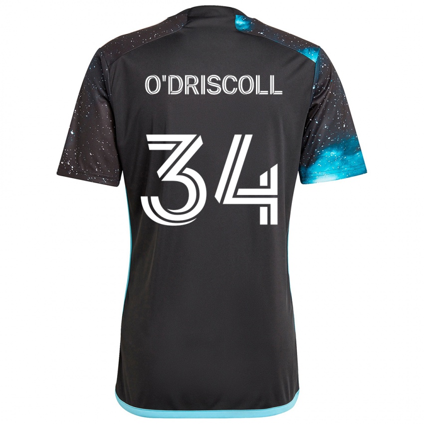 Kinderen Rory O'driscoll #34 Zwart Blauw Thuisshirt Thuistenue 2024/25 T-Shirt België