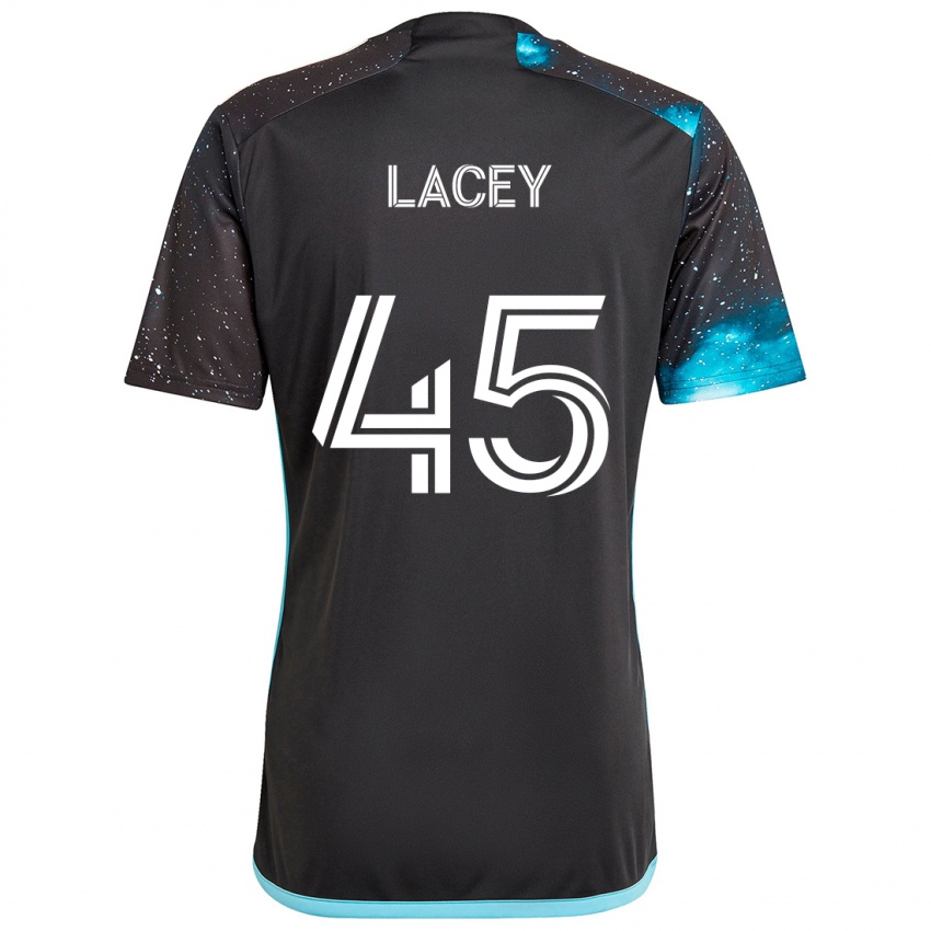 Kinderen Kameron Lacey #45 Zwart Blauw Thuisshirt Thuistenue 2024/25 T-Shirt België