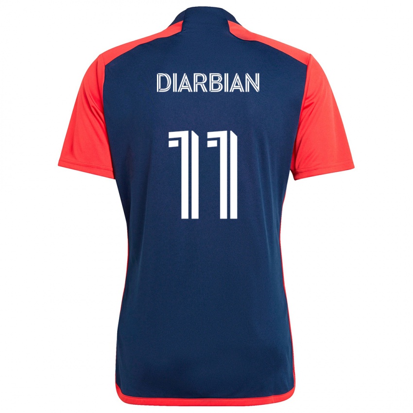 Kinderen Gevork Diarbian #11 Blauw Rood Thuisshirt Thuistenue 2024/25 T-Shirt België