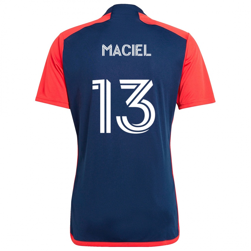 Kinderen Maciel #13 Blauw Rood Thuisshirt Thuistenue 2024/25 T-Shirt België