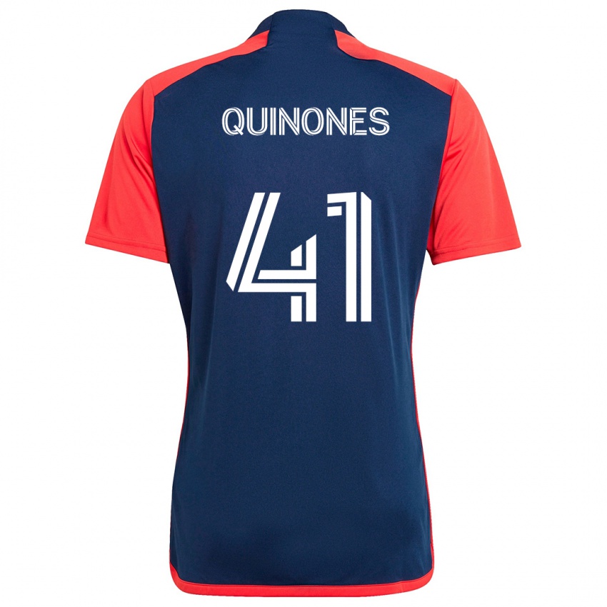 Kinderen Colby Quiñónes #41 Blauw Rood Thuisshirt Thuistenue 2024/25 T-Shirt België