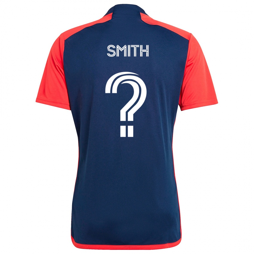 Kinderen Braedon Smith #0 Blauw Rood Thuisshirt Thuistenue 2024/25 T-Shirt België