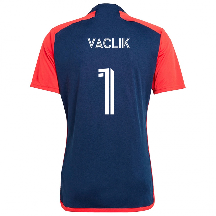 Kinderen Tomas Vaclik #1 Blauw Rood Thuisshirt Thuistenue 2024/25 T-Shirt België