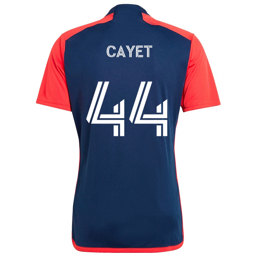 Kinderen Pierre Cayet #44 Blauw Rood Thuisshirt Thuistenue 2024/25 T-Shirt België