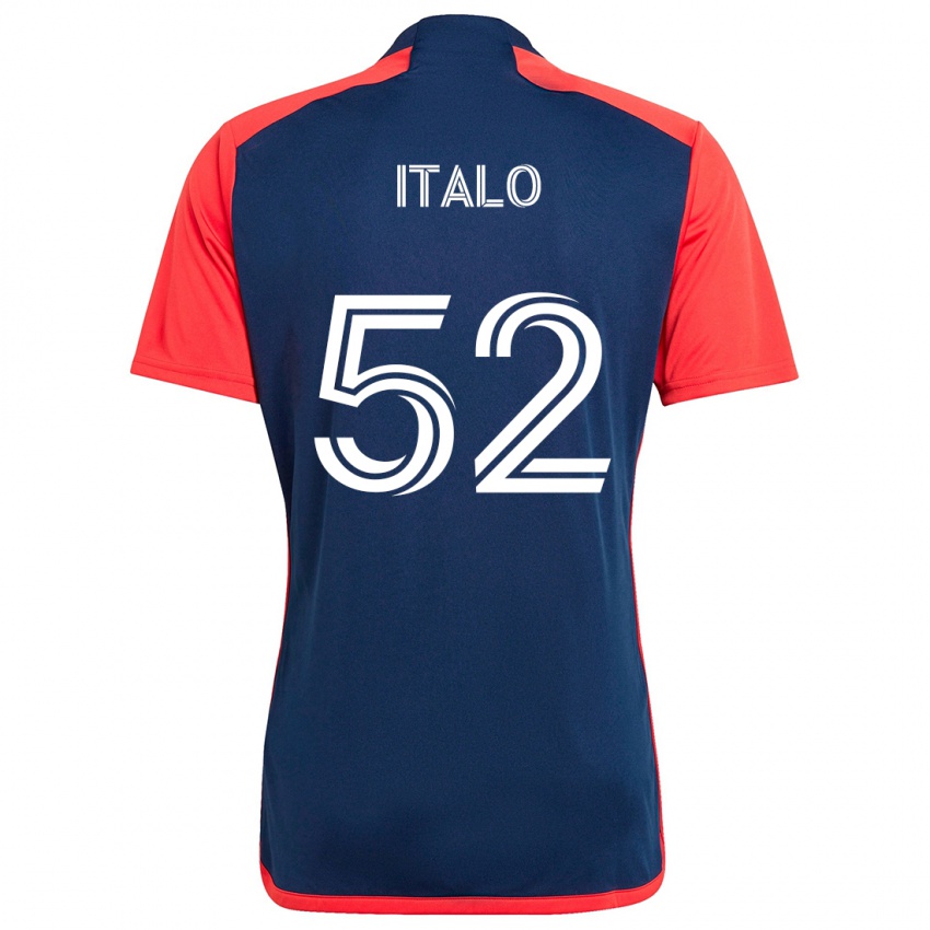 Kinderen Ítalo #52 Blauw Rood Thuisshirt Thuistenue 2024/25 T-Shirt België