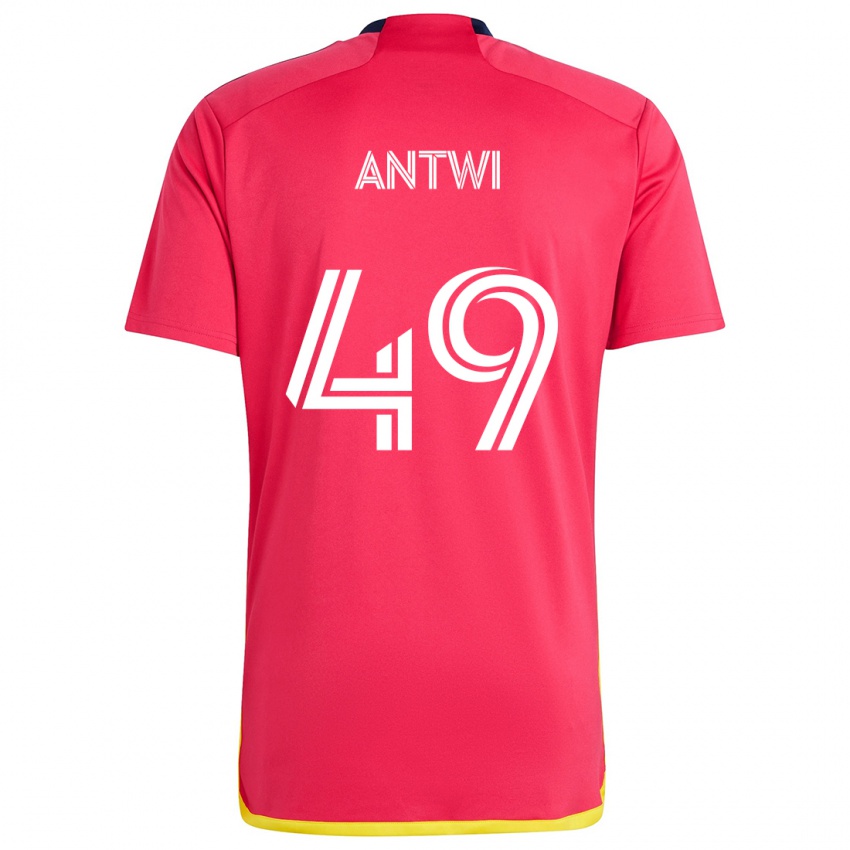 Kinderen Seth Antwi #49 Rood Blauw Thuisshirt Thuistenue 2024/25 T-Shirt België