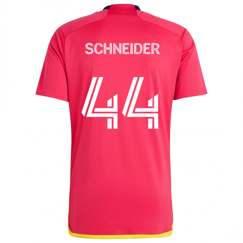 Kinderen Max Schneider #44 Rood Blauw Thuisshirt Thuistenue 2024/25 T-Shirt België